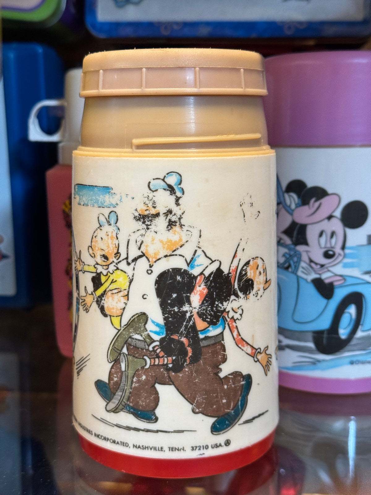 Popeye - Skipper Skræk termoflaske 1980erne