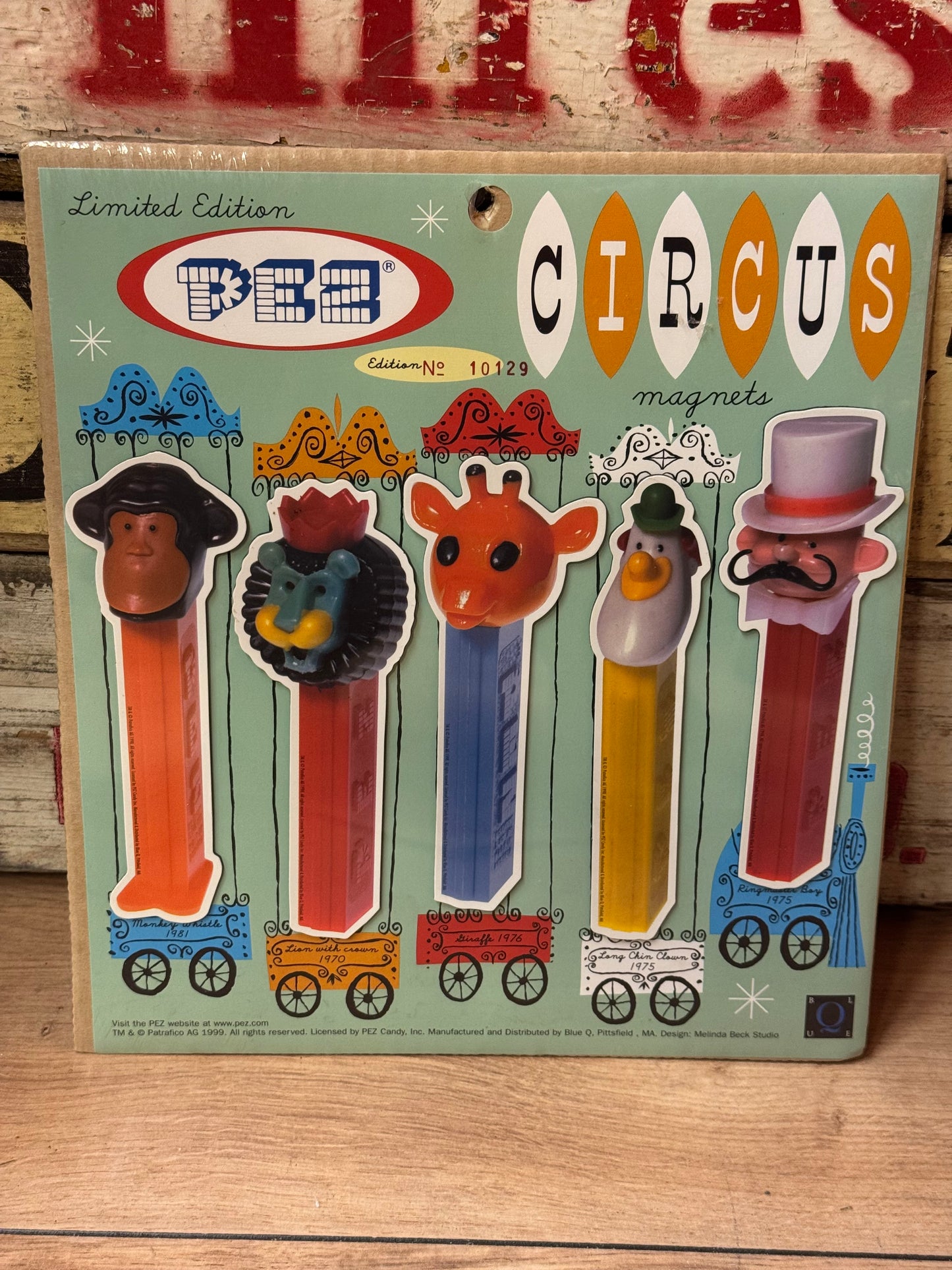 PEZ magnet sæt 1999