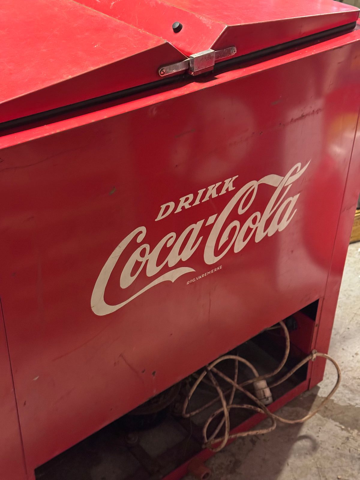 Coca Cola køler 1950/60erne