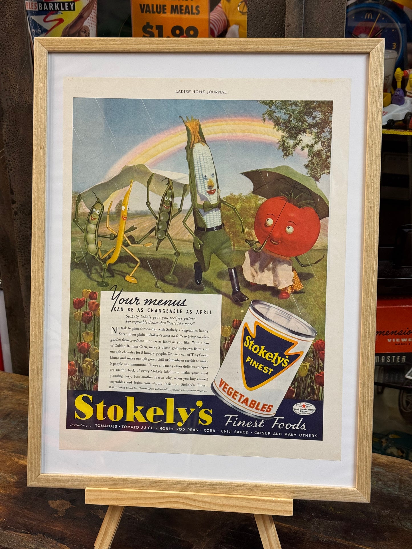 Stokelys Finest grøntsager 1940erne
