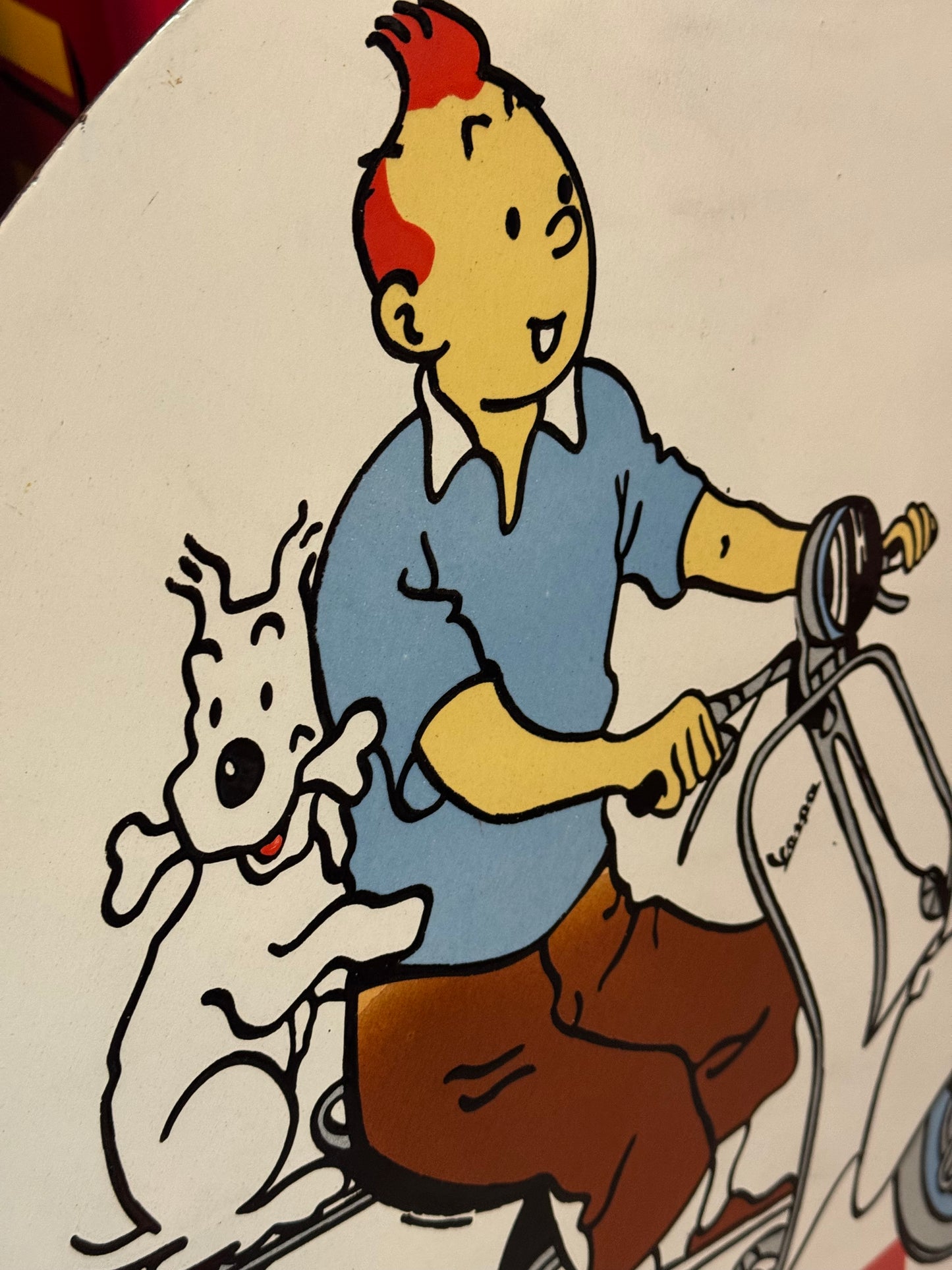 Tintin Emaljeskilt