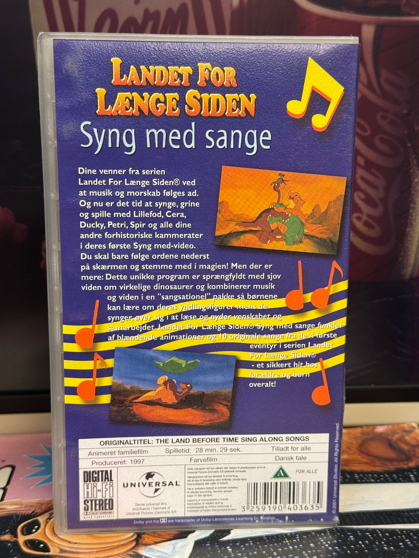 Landet for længe siden - Syng med