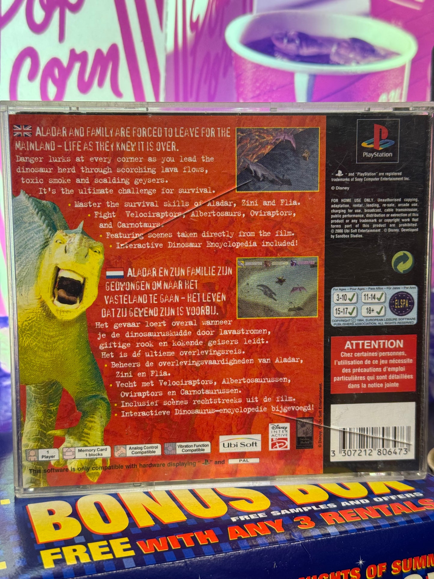 Dinosaur- PlayStation