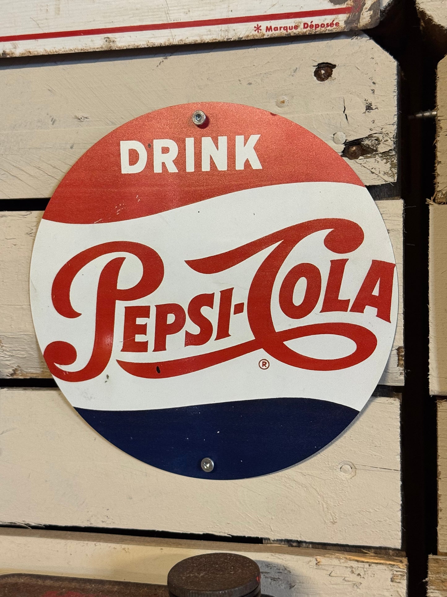 Pepsi Cola blik skilt