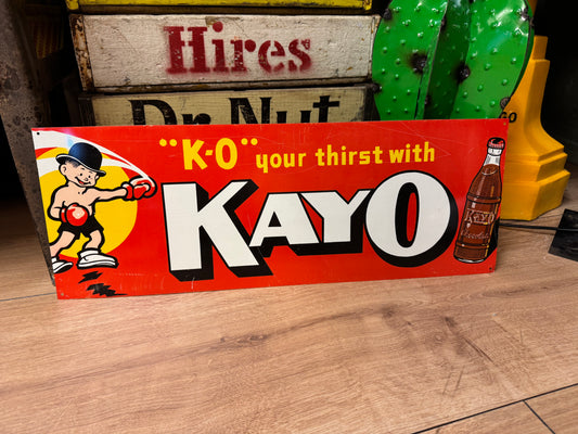 Kayo chocolate drink - Blikskilt