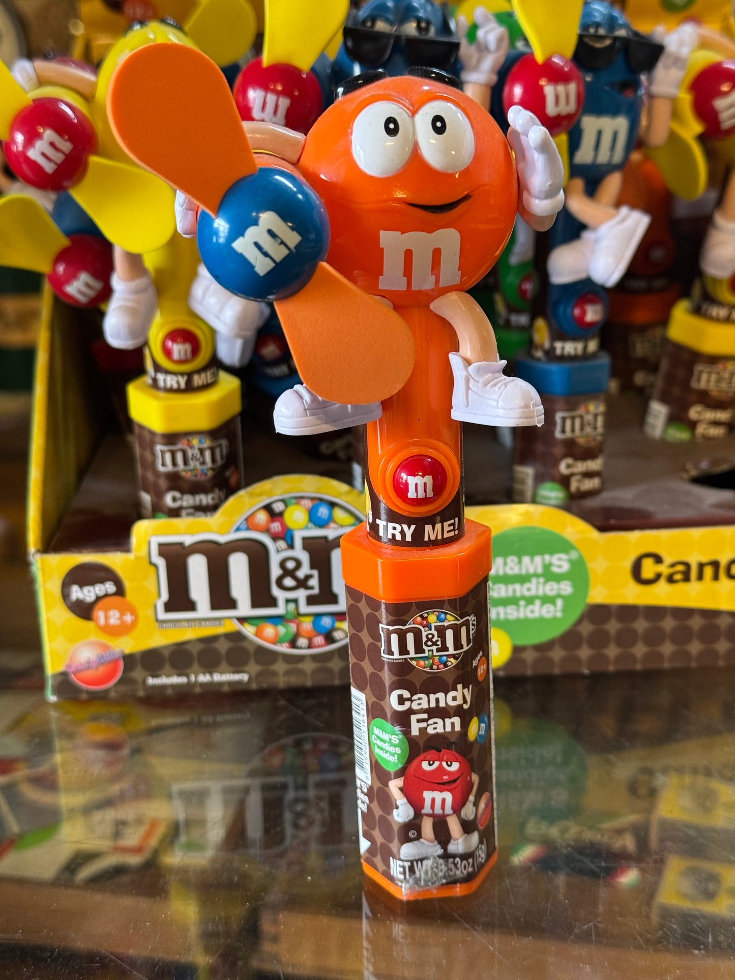 M&M Candy Fan Orange