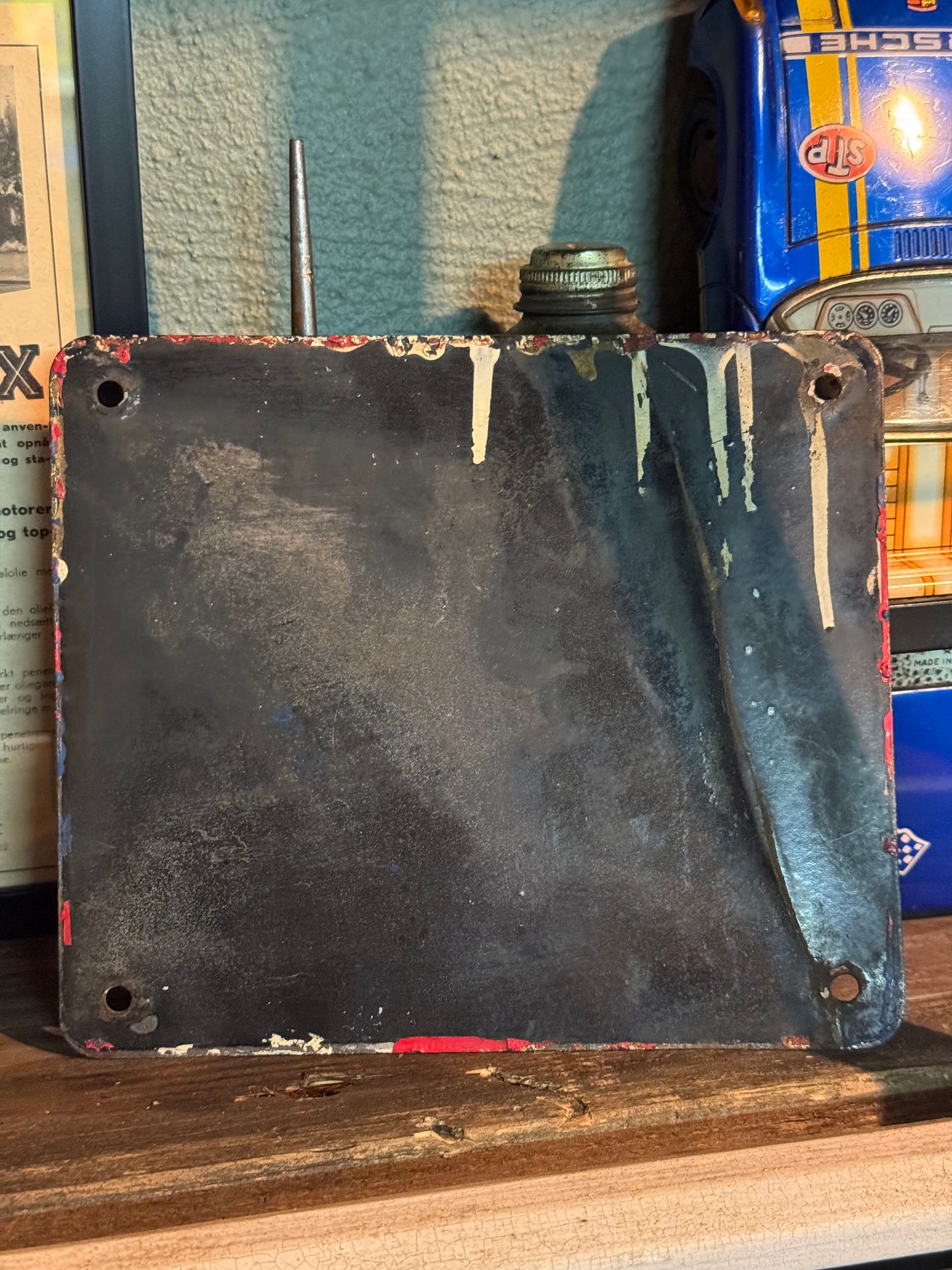 Gaspump plate