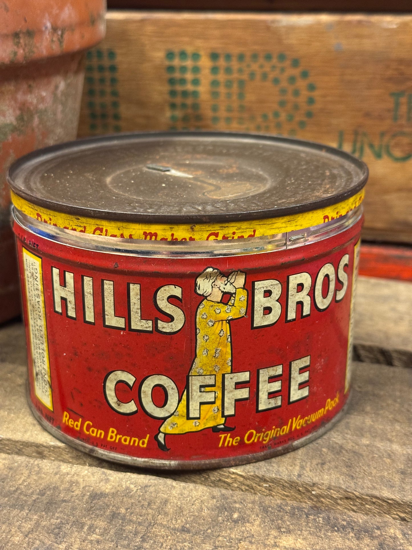 Hills Bros kaffe dåse