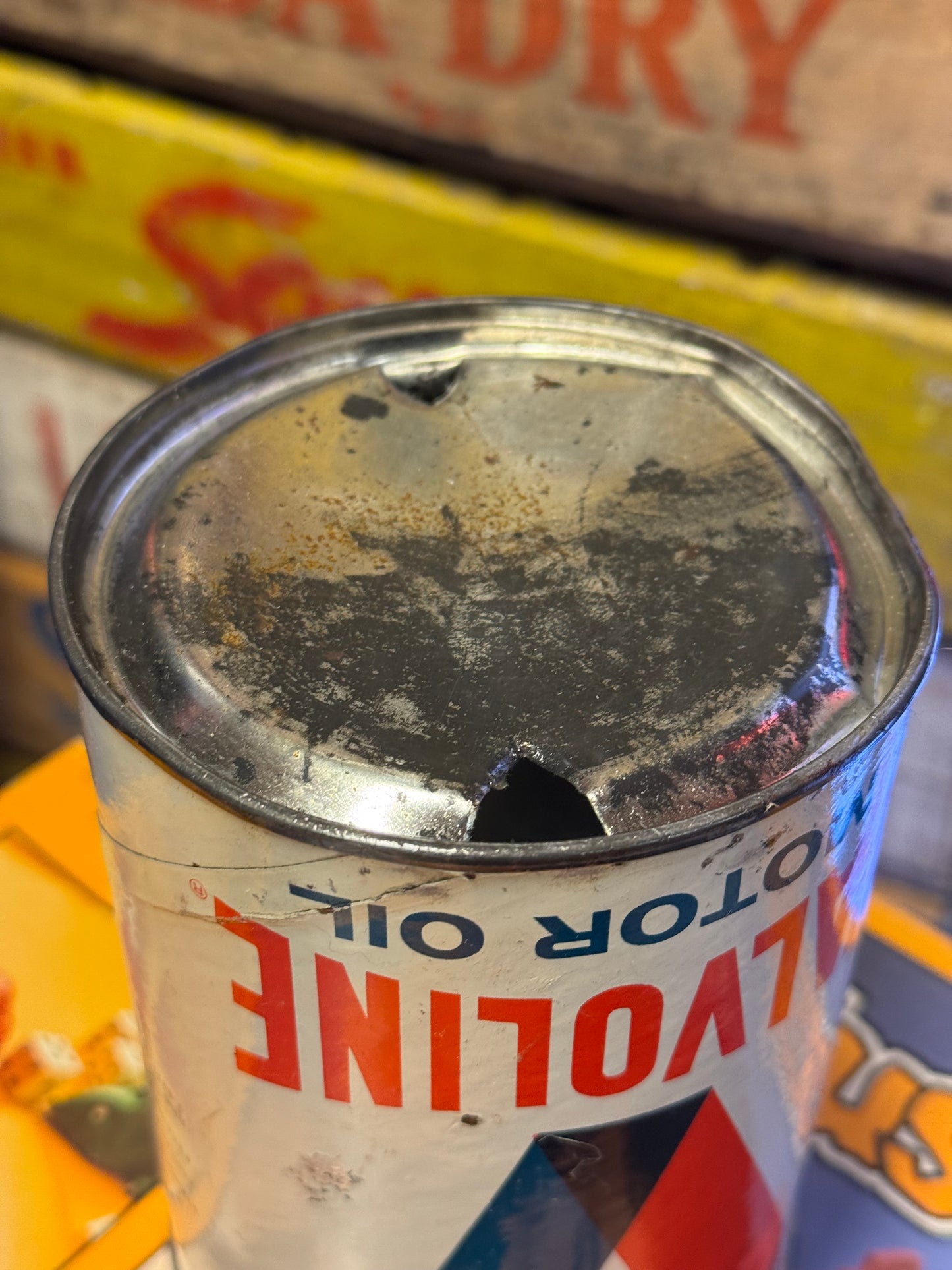 Valvoline oliedåse