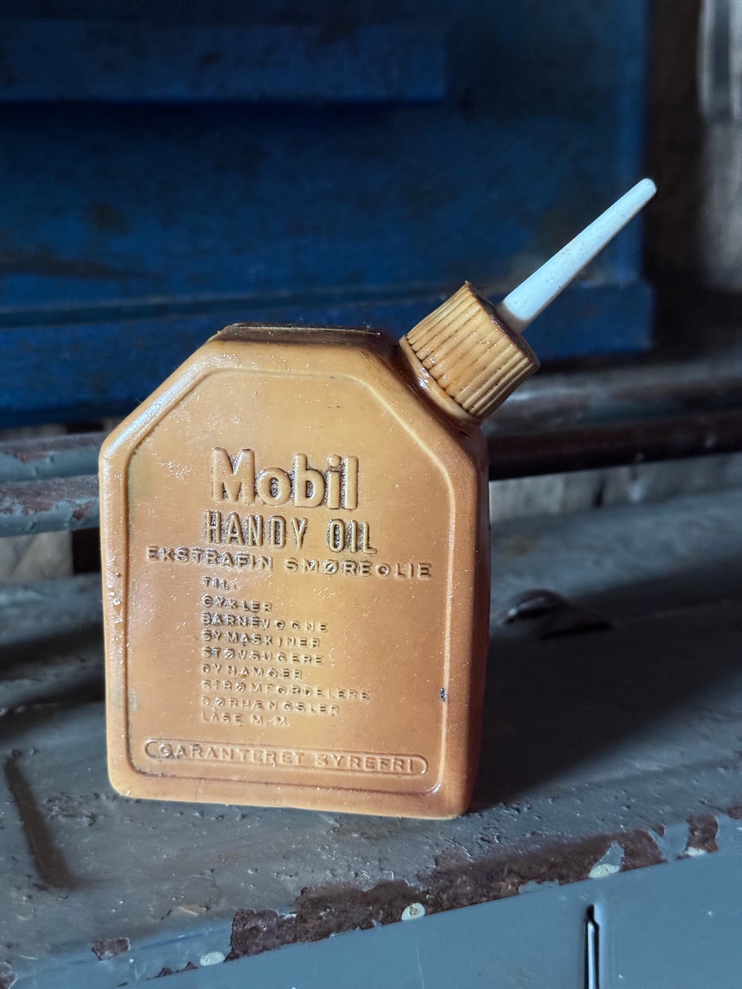 Mobiloil Handy Oil - DANSK