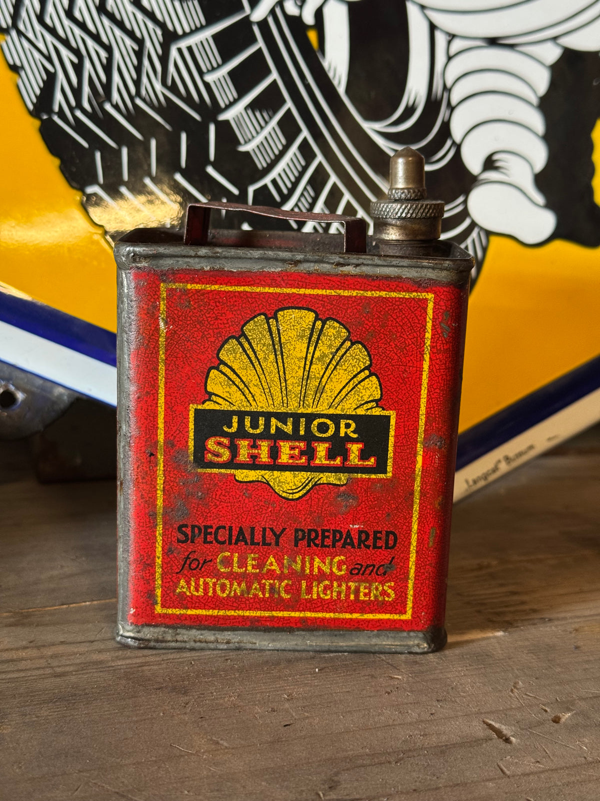 Shell Junior dåse 1930erne