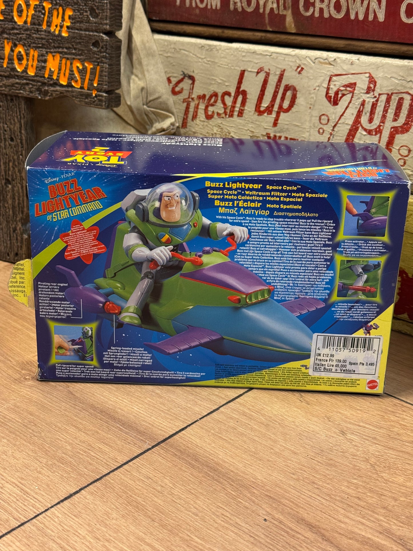 Buzz Lightyear of Star Command space cycle - Toy Story 2