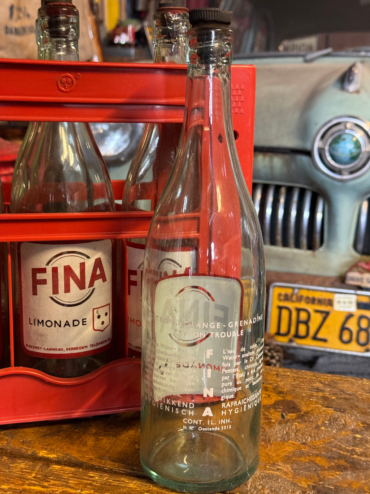 FINA limonade flaske sæt 1960erne