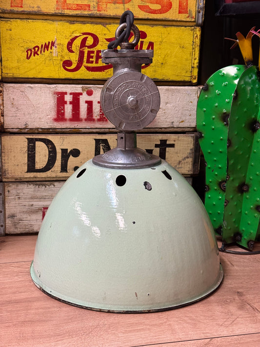 Industriel pendel mint grøn