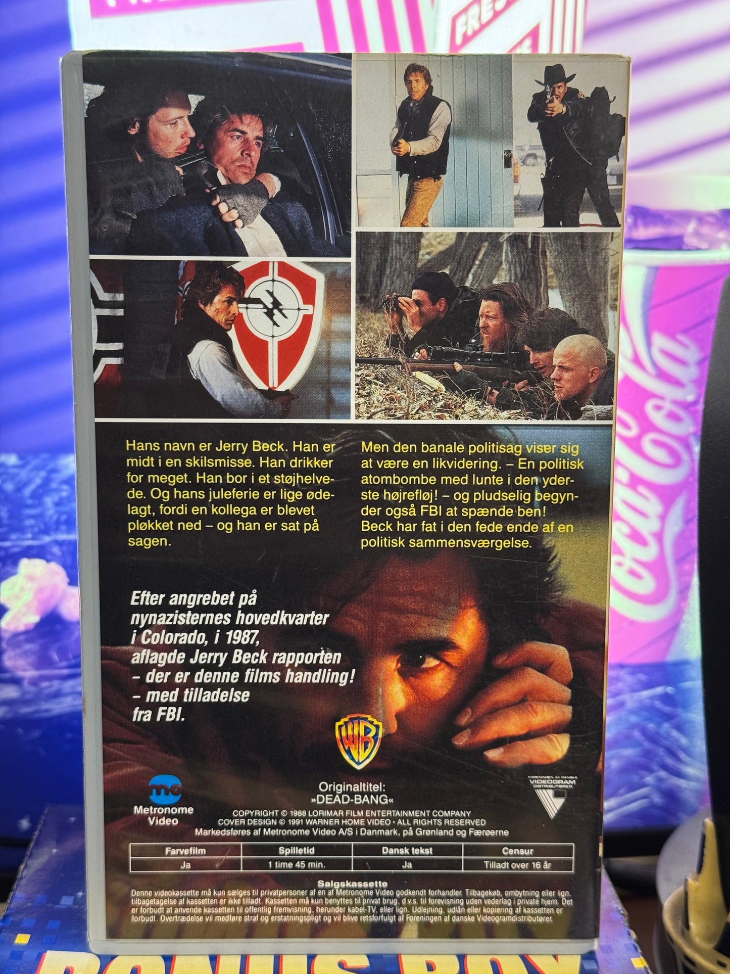 Dead Bang VHS