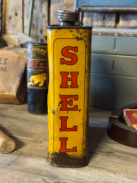 Shell 2L oliedåse 1930-40erne