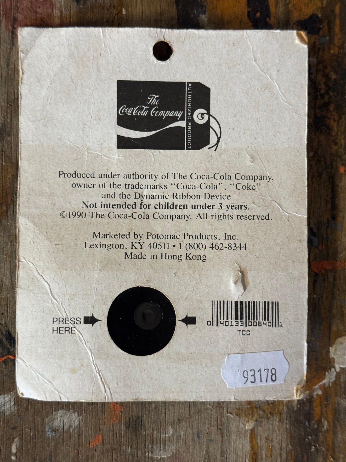 Coca Cola nøglering