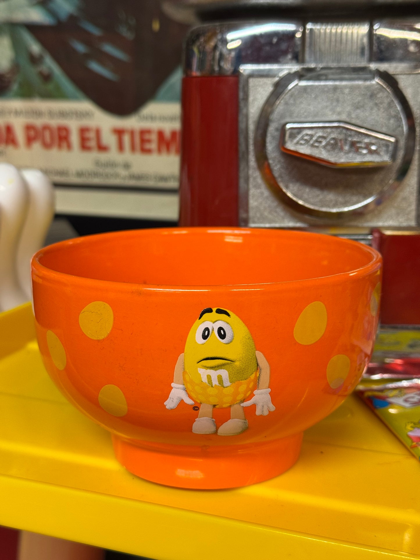 M&M skål orange