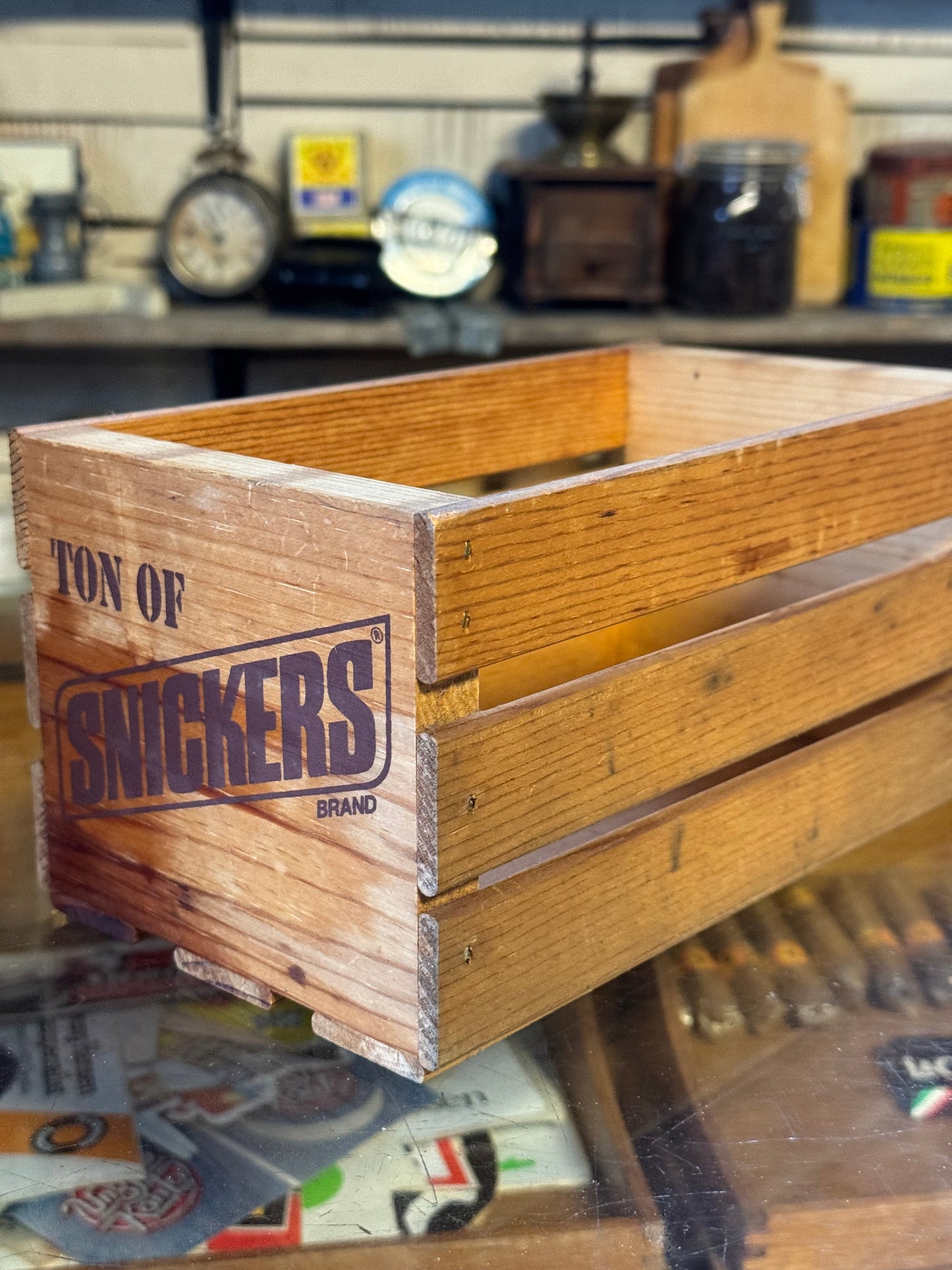 Snickers display
