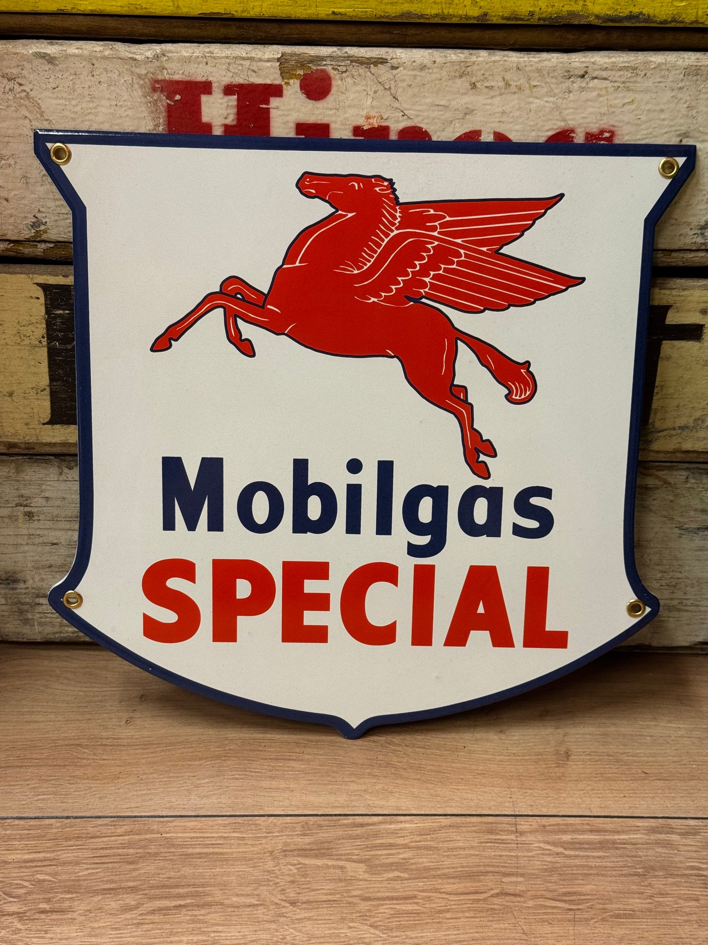 Mobilgas Special - Emaljeskilt