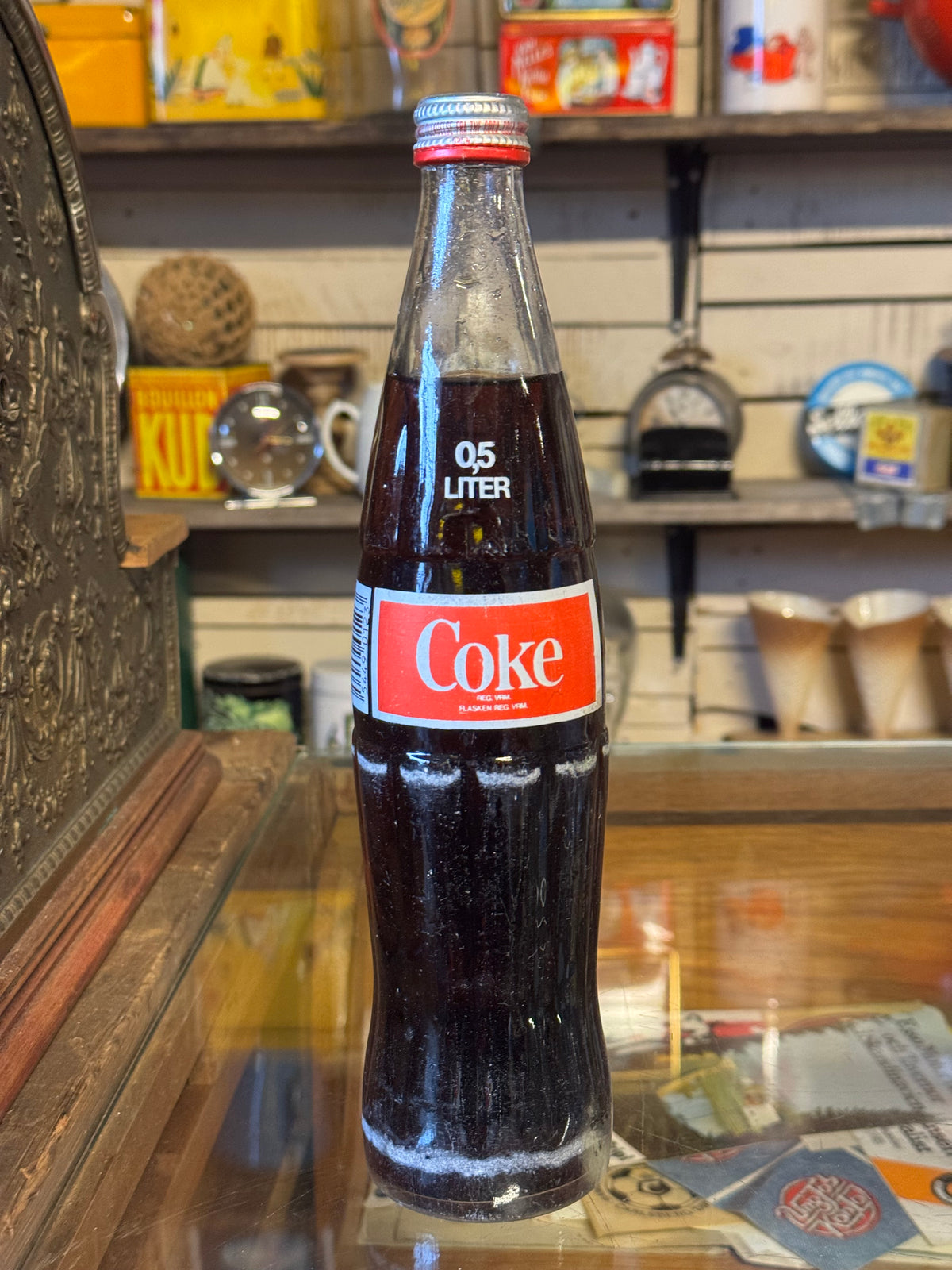 Dansk Coca Cola 0.5L 1970/80erne