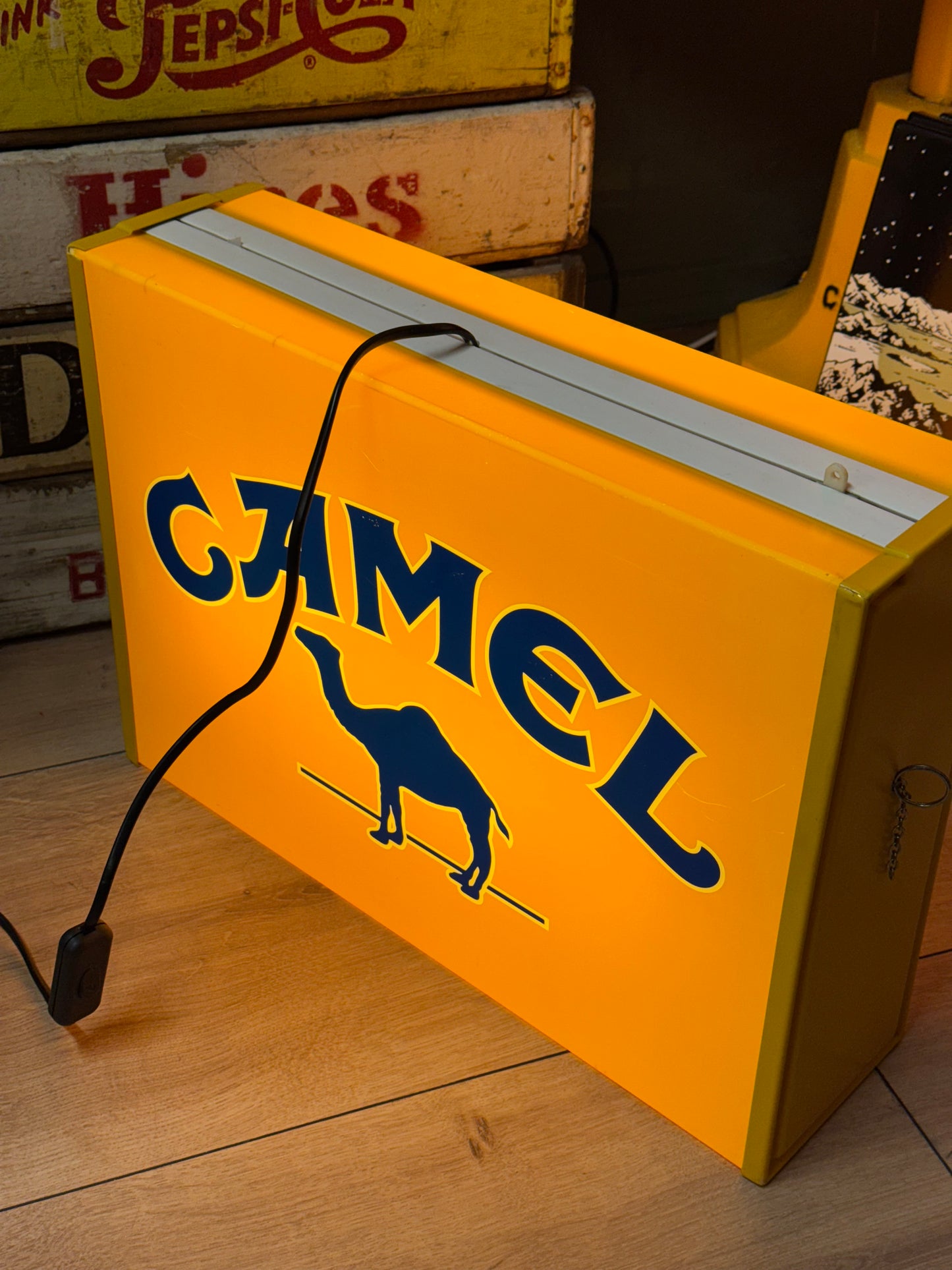 Camel lys skilt
