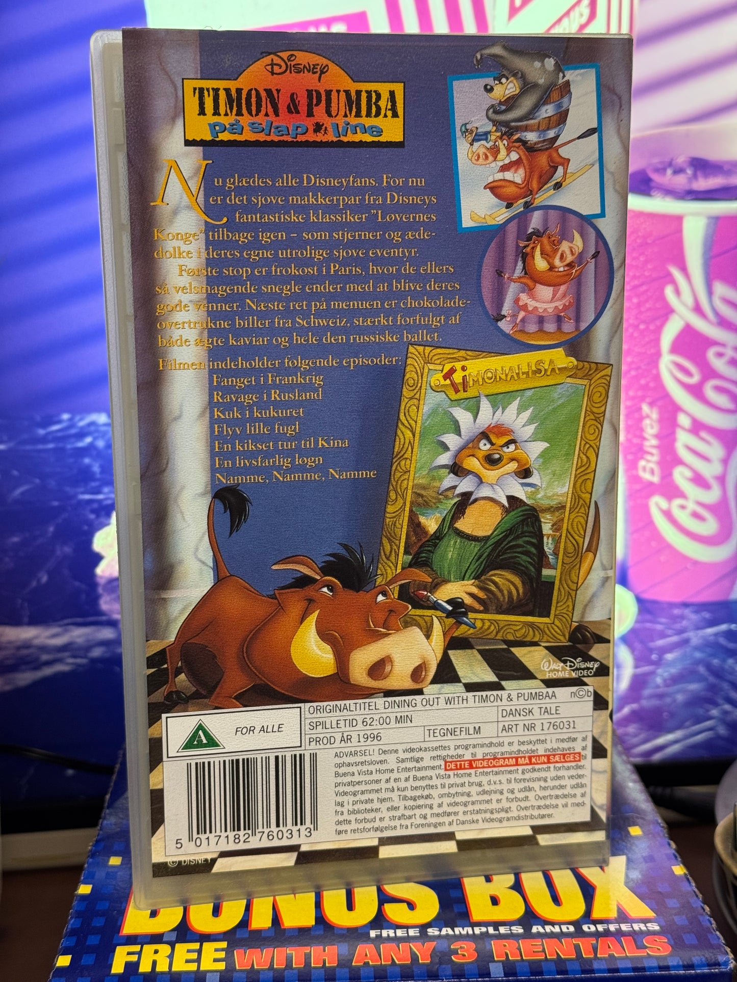 Timon & Pumba på slap line