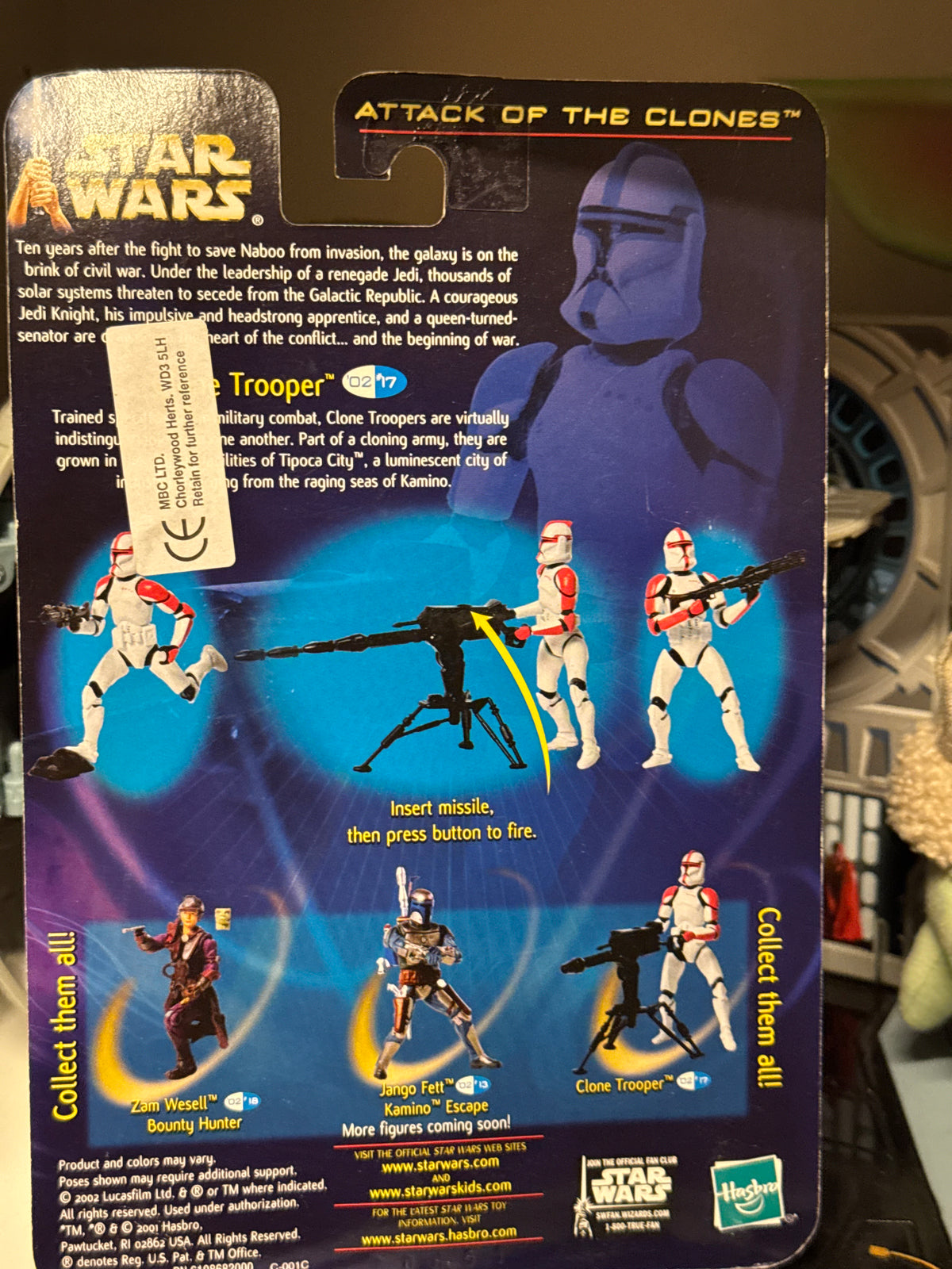 Star Wars Saga Series Clone Trooper (Attack of the Clones) actionfigur 2002