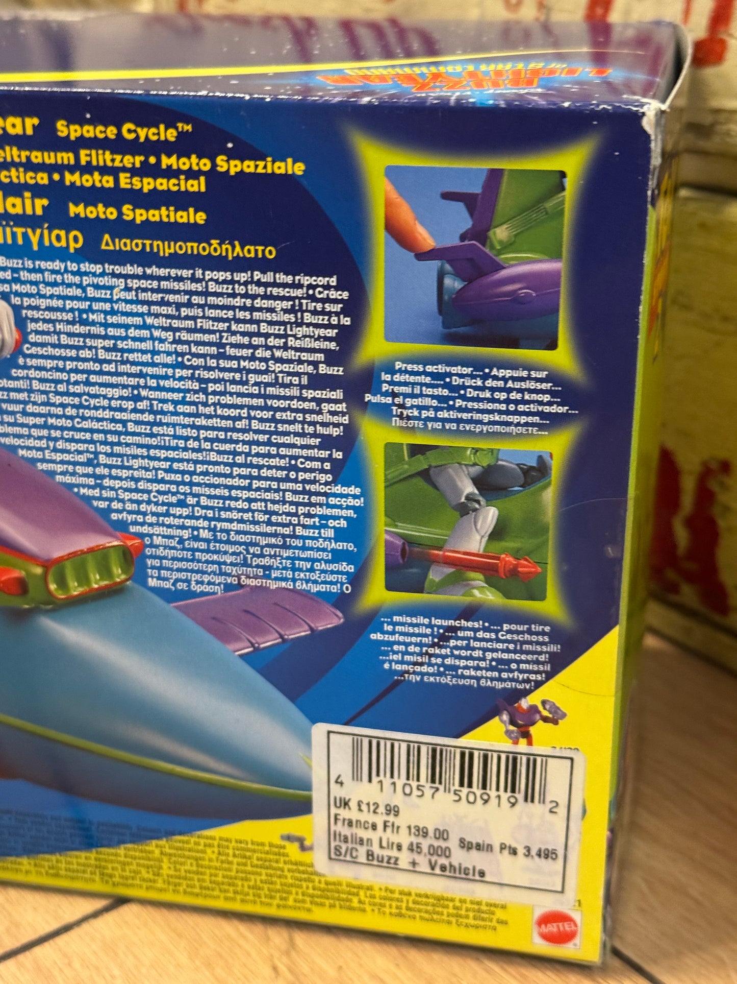 Buzz Lightyear of Star Command space cycle - Toy Story 2