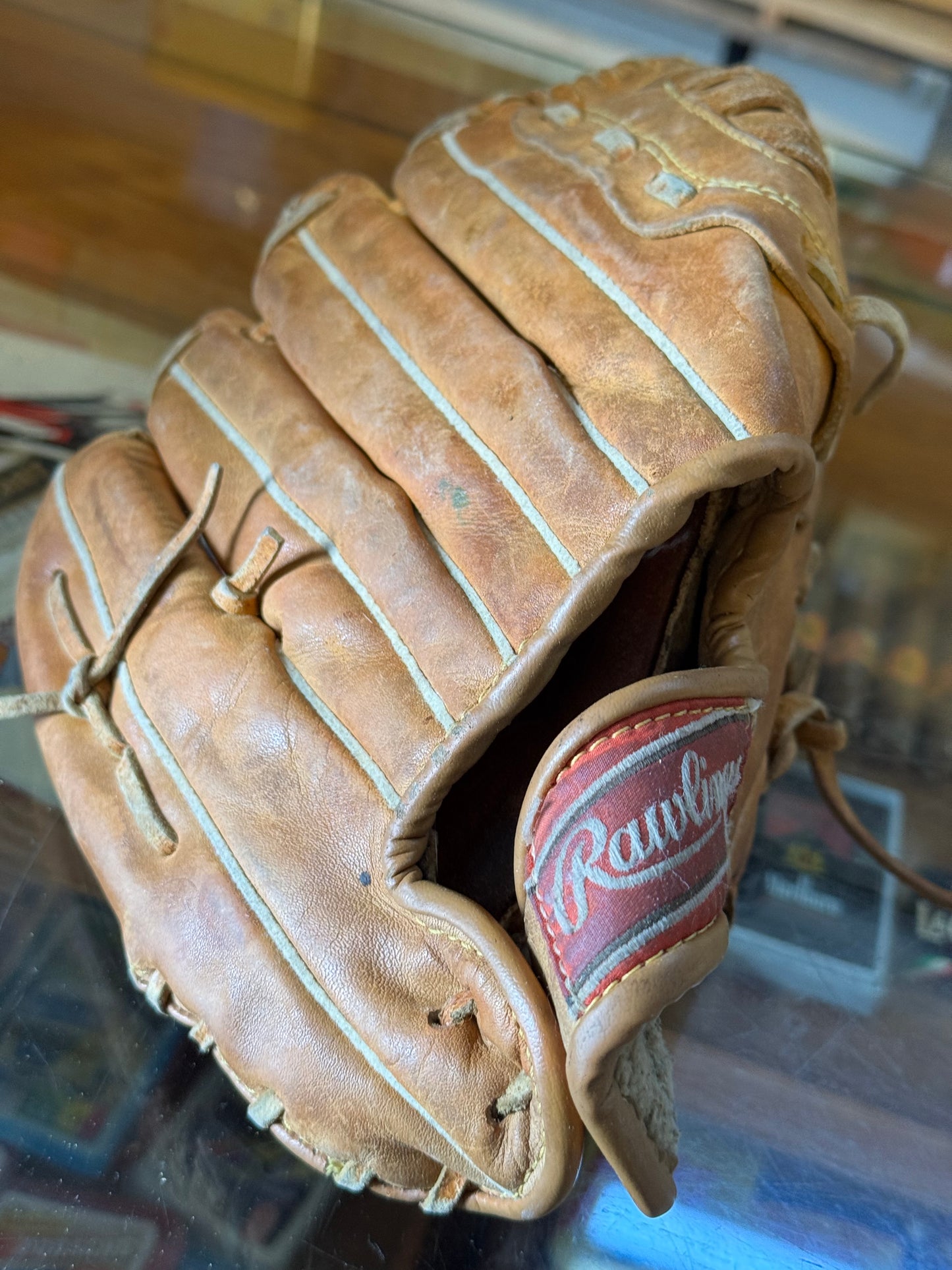 Baseball handske & bold