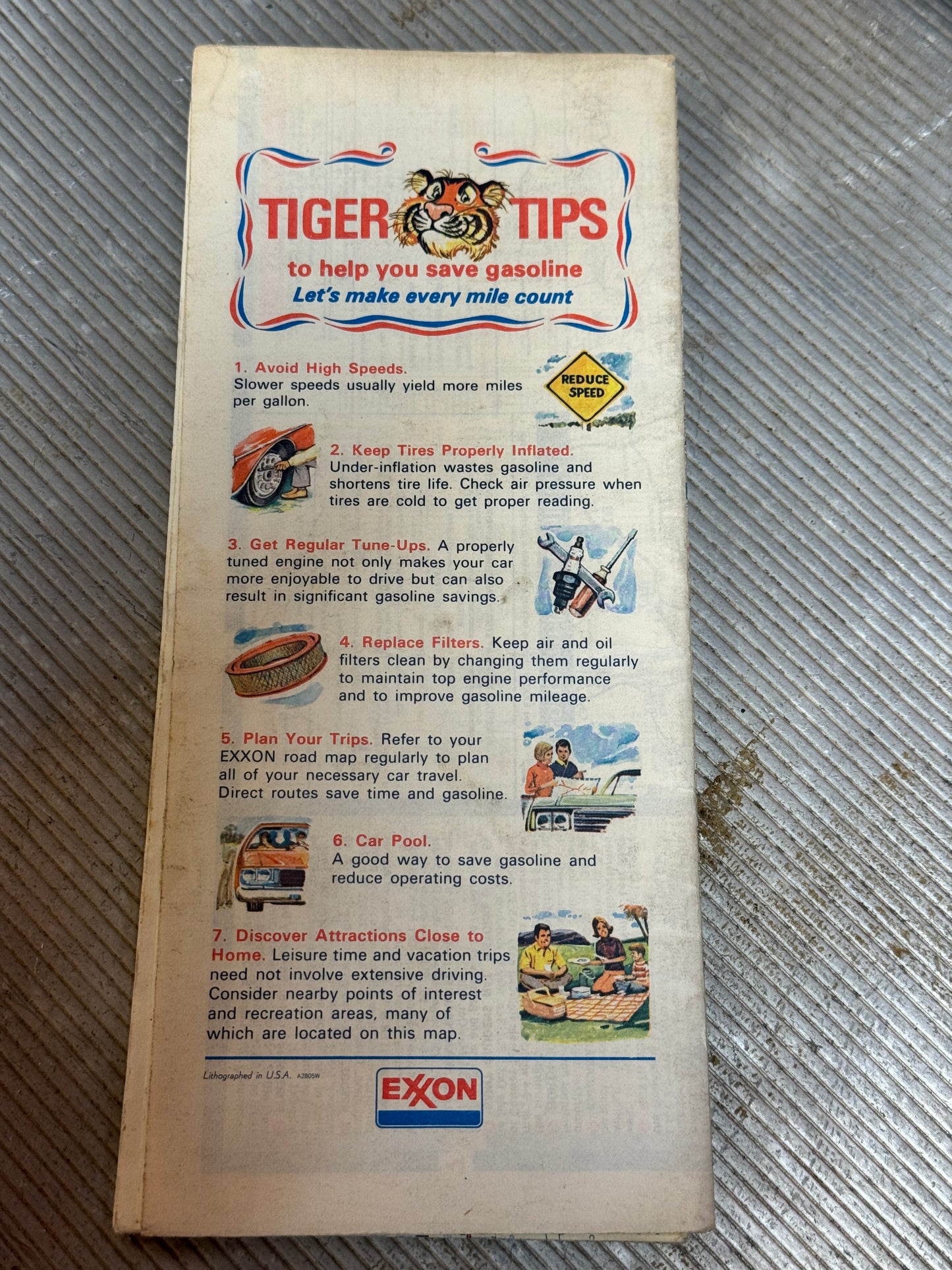 Esso vejkort - England