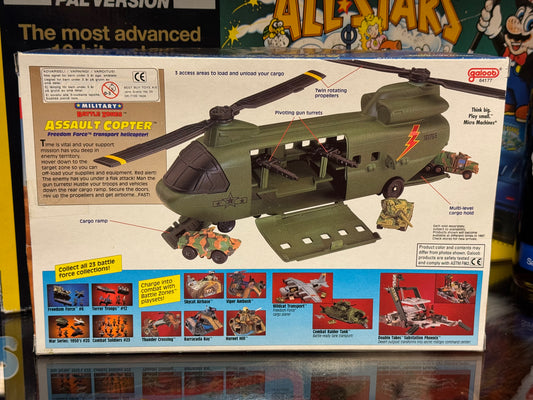 Micro Machines Military Battle Zones Assault Copter 1996