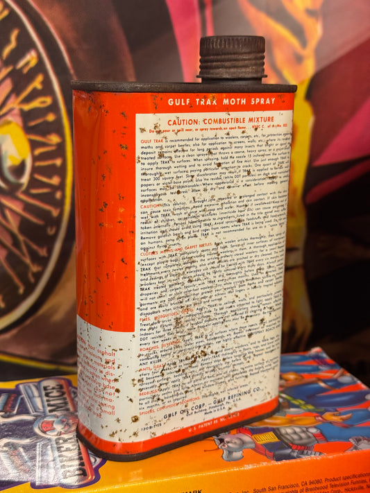 Vintage GULF Trak Moth Spray