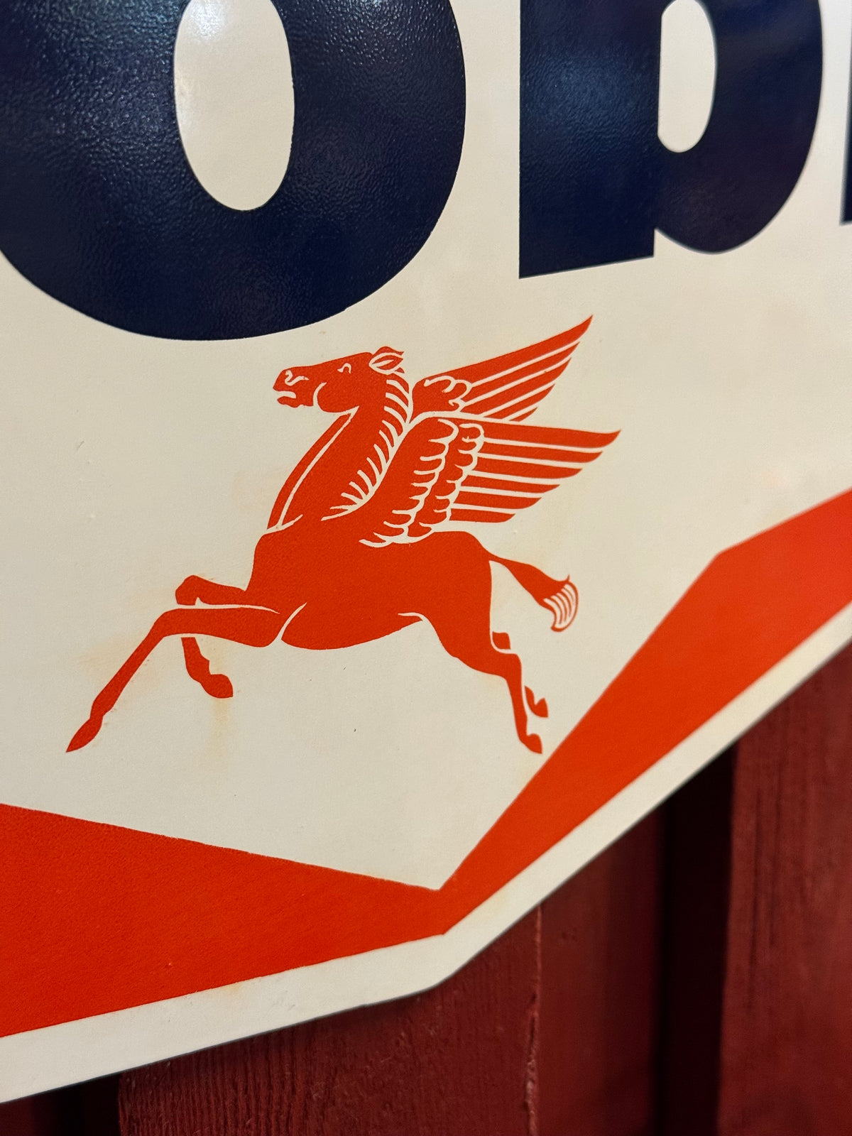 Mobiloil blikskilt
