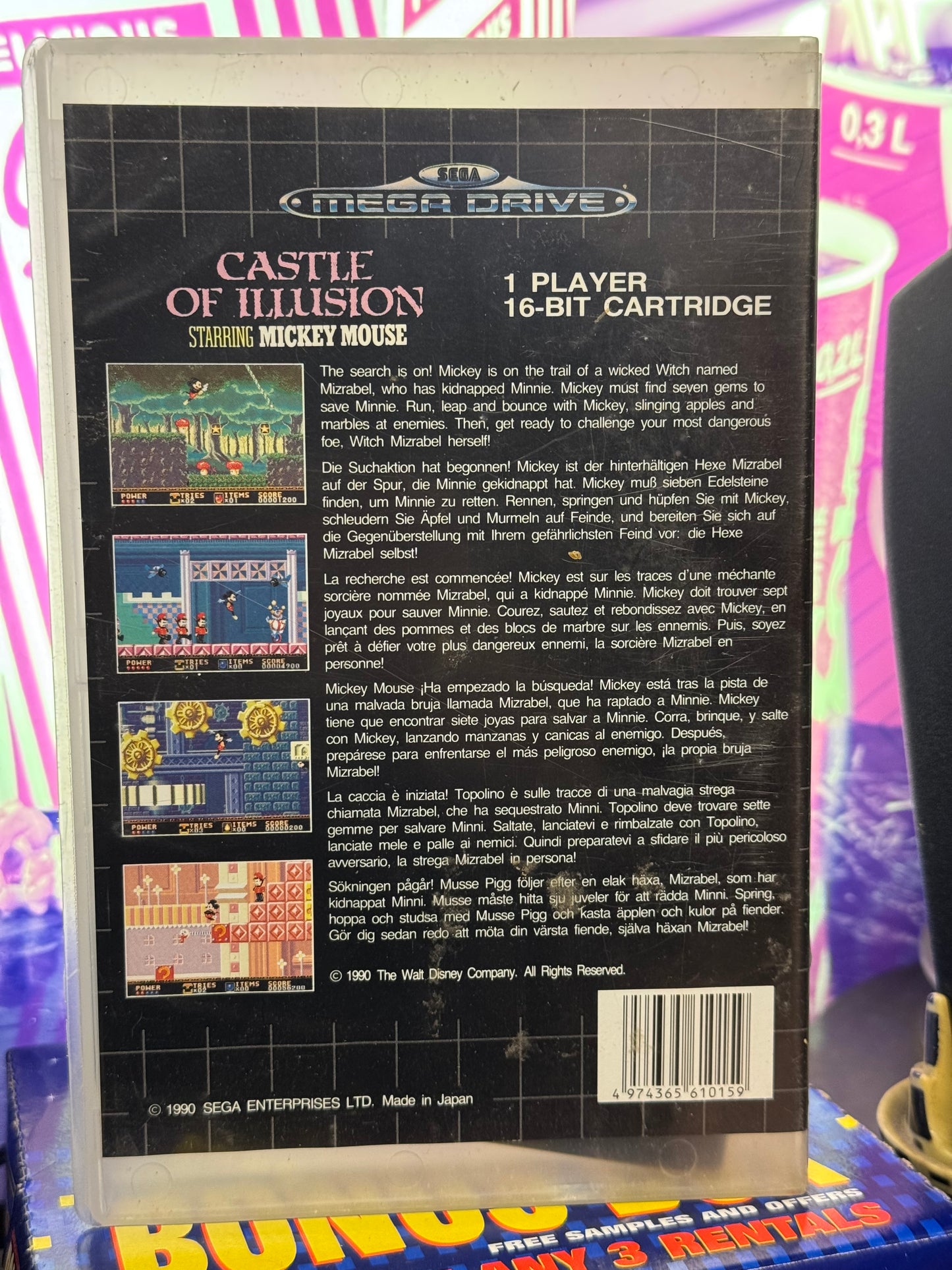Castle of illusion - Sega megadrive