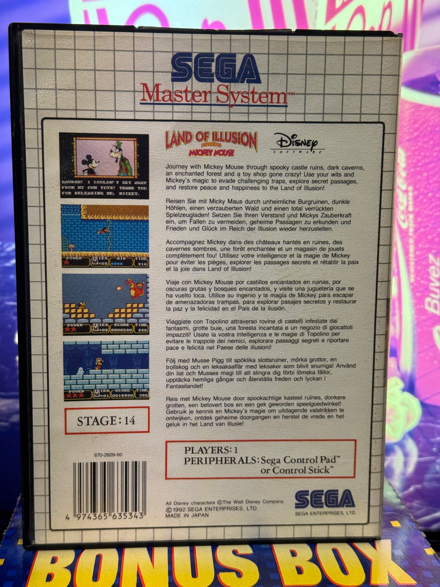 Land of illusion - Sega Master System