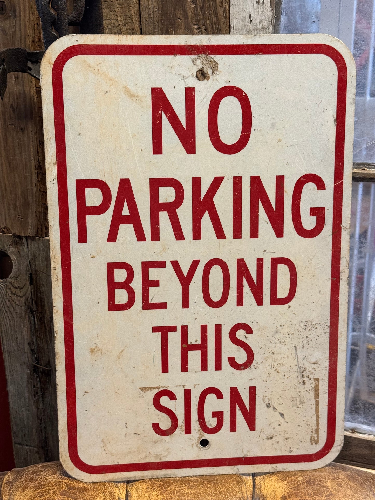 No parking beyond this sign