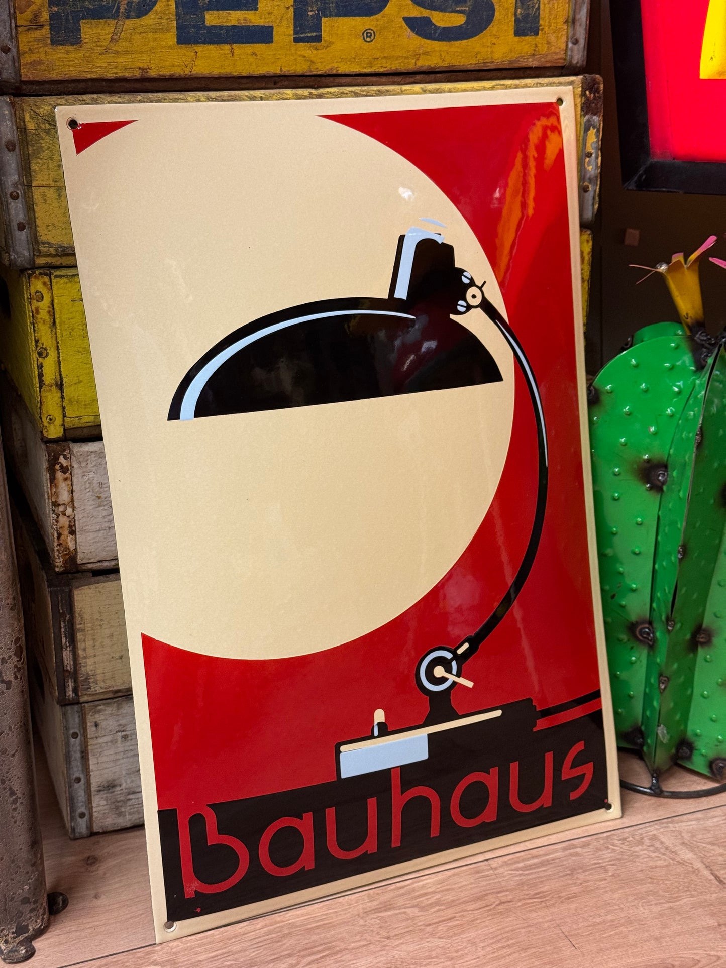 Bauhaus - Emaljeskilt