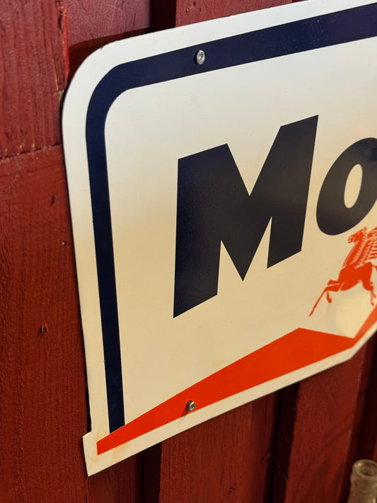 Mobiloil blikskilt