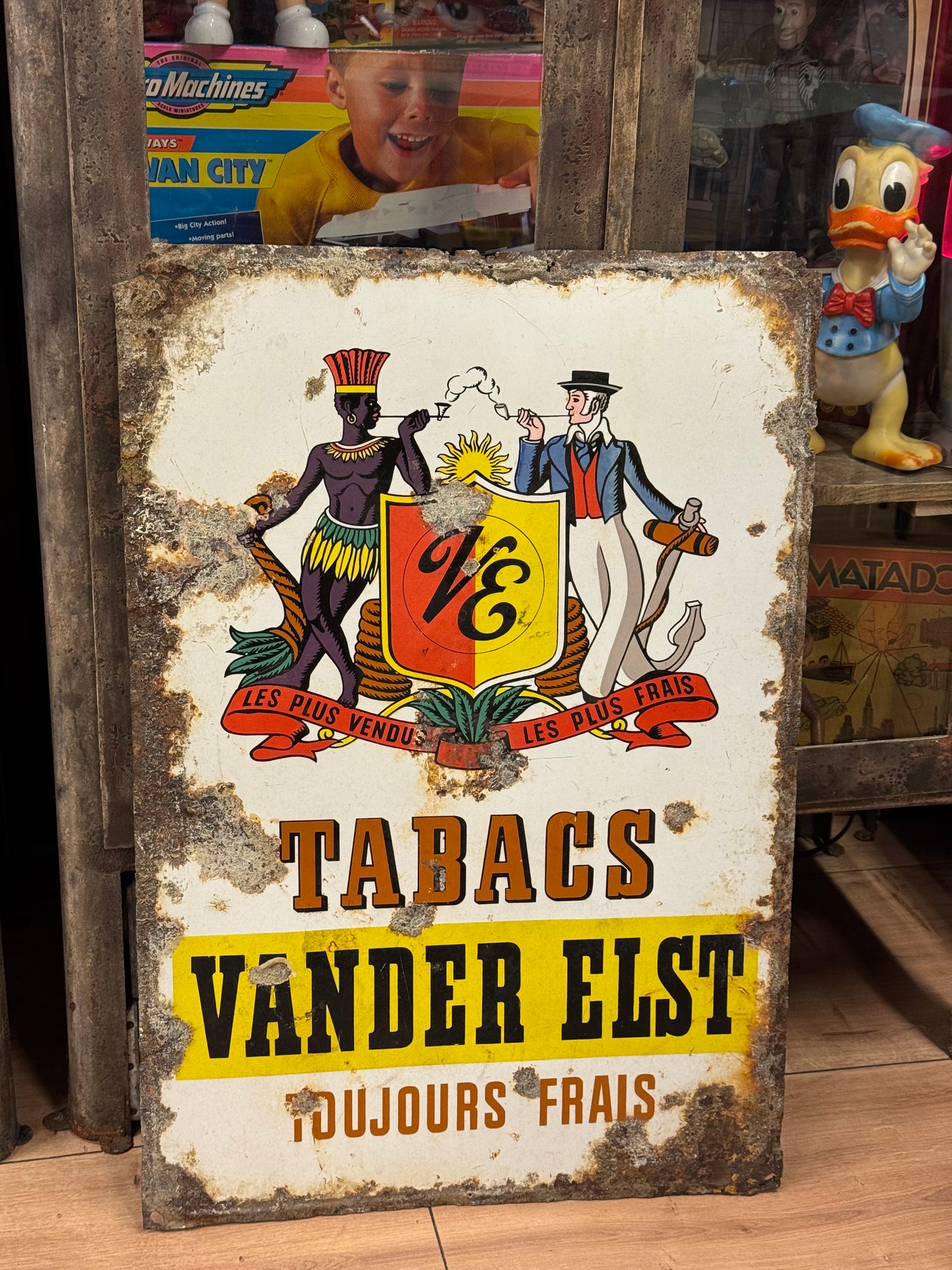 Tobaks Emaljeskilt