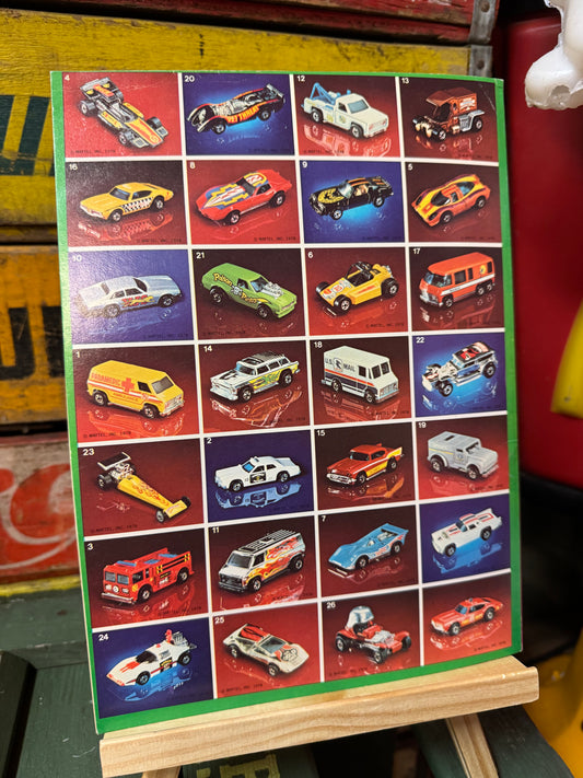 Hot wheels color book 1978