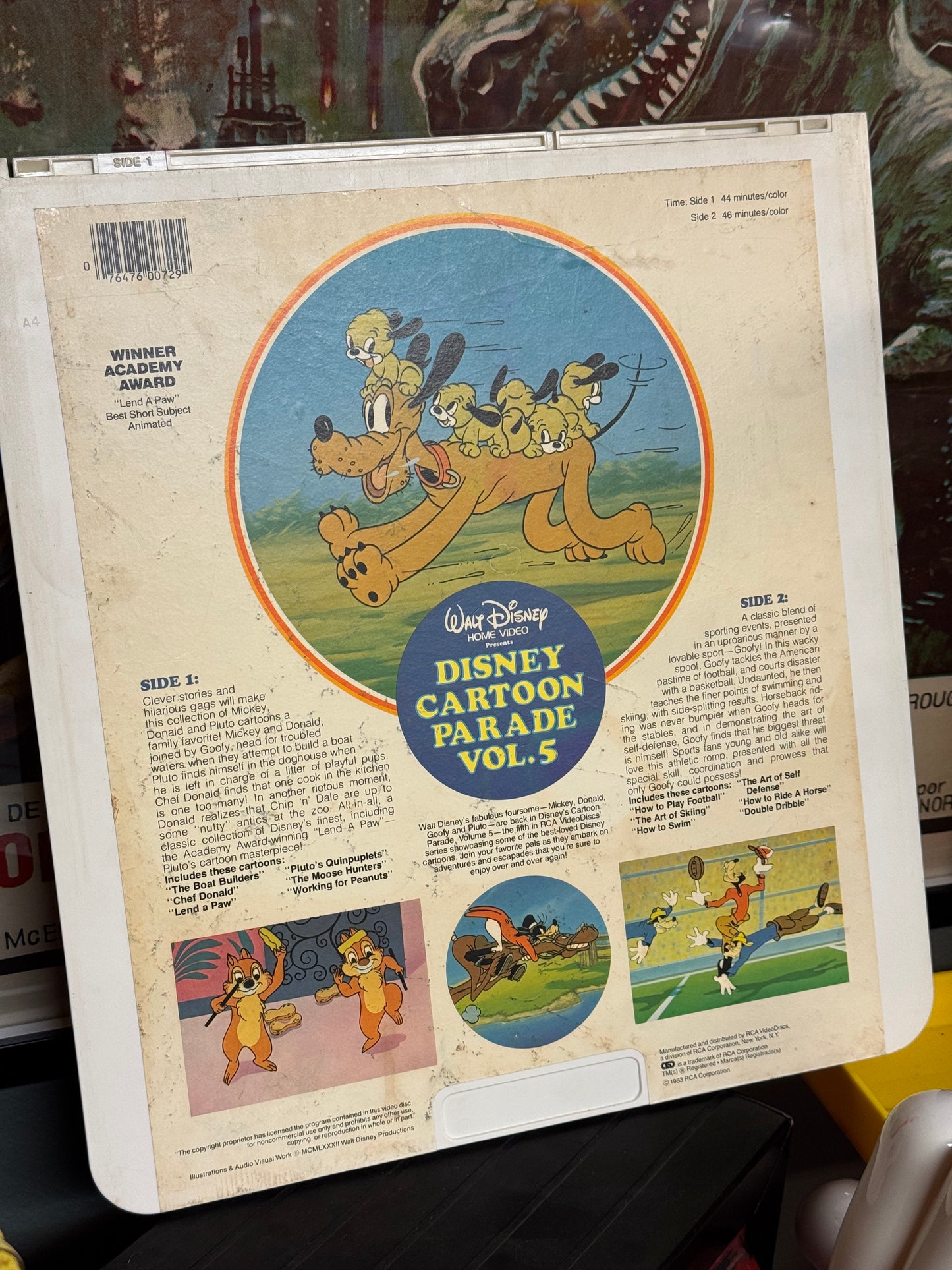 Disney Cartoon Videodisc