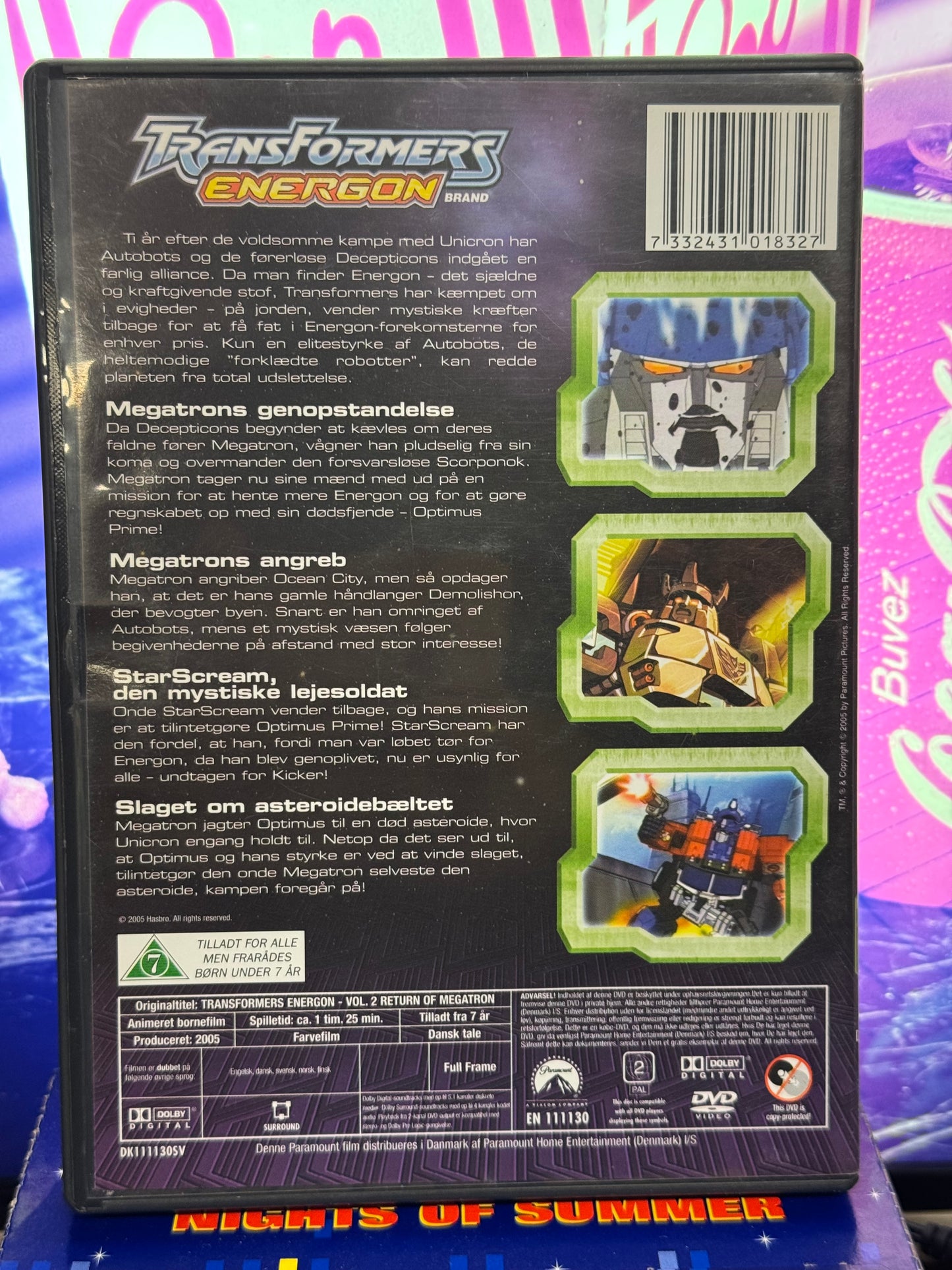 Transformers DVD