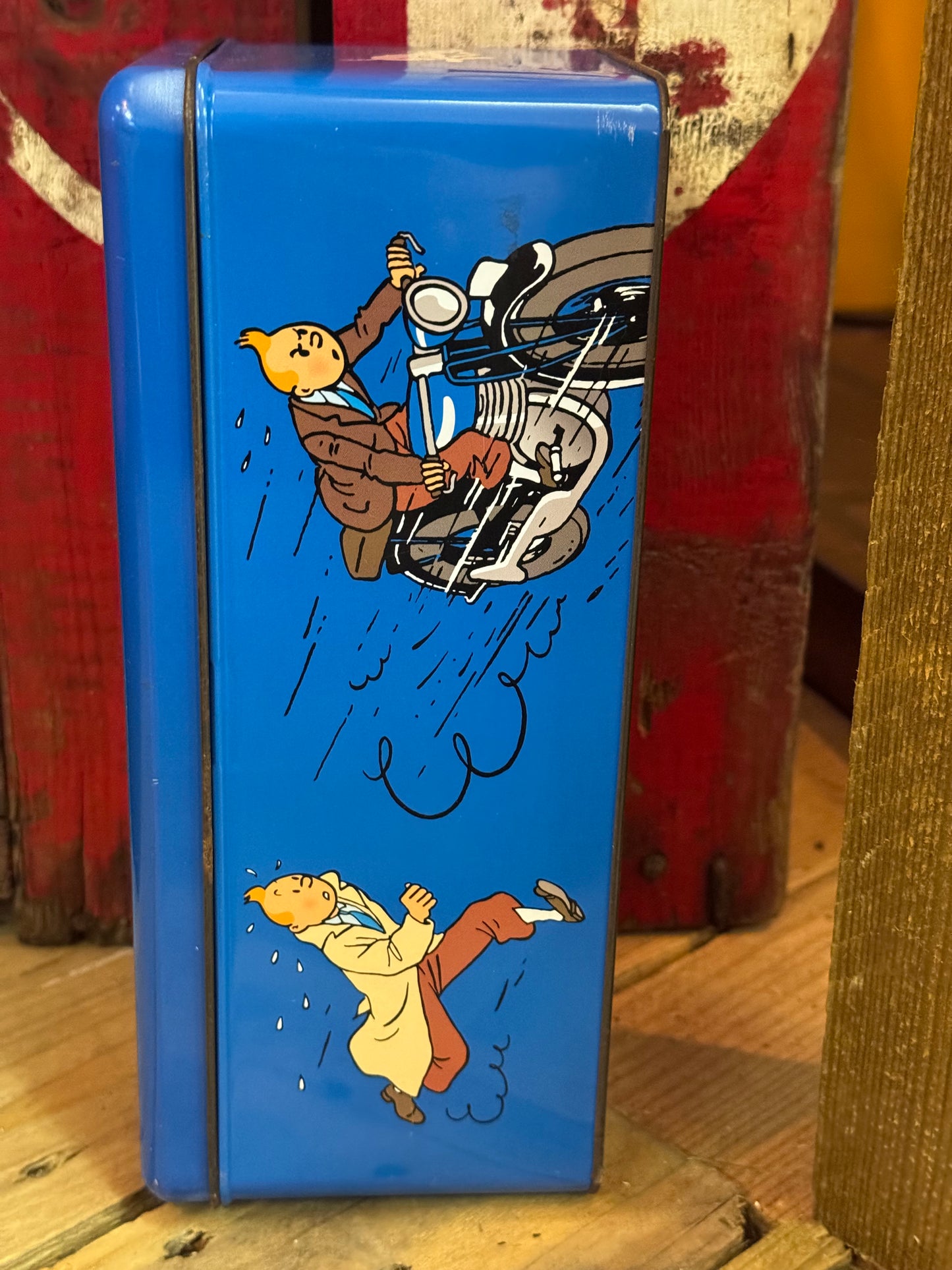 Tintin blå box