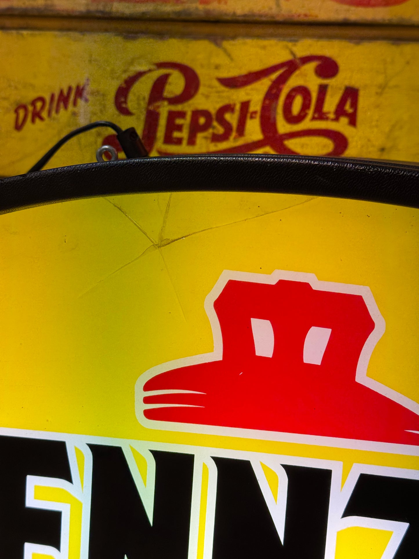 Pennzoil lysskilt