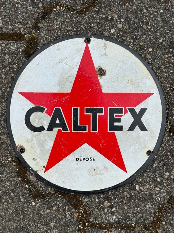 Caltex Emaljeskilt