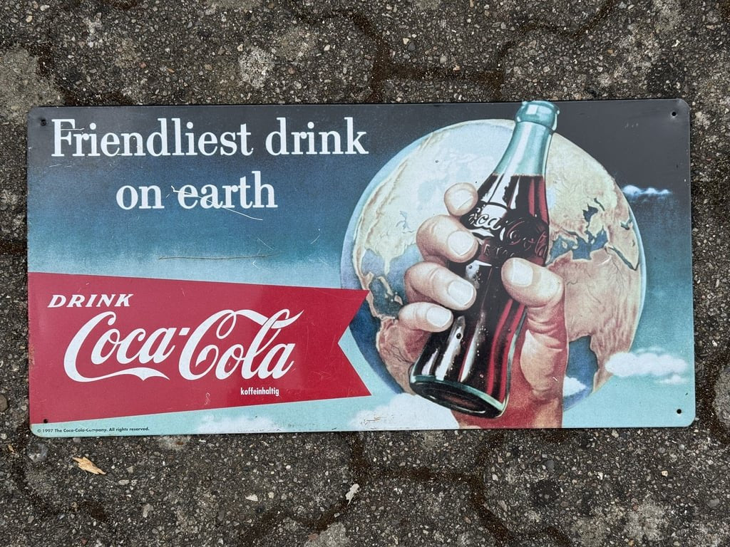 Coca Cola blikskilt