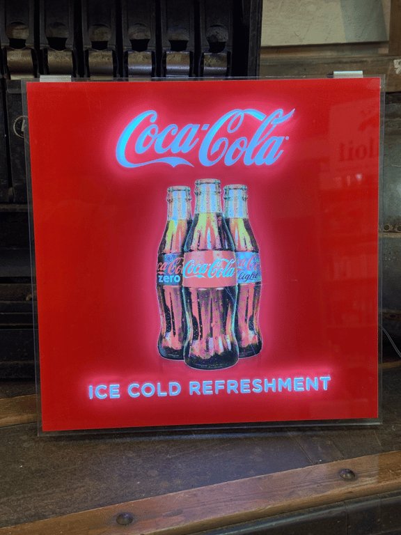 Coca Cola - Lysskilt