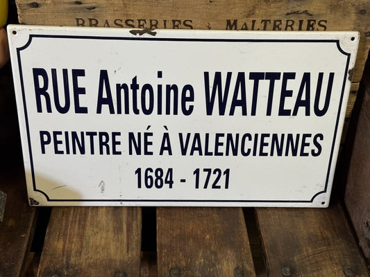 Fransk gadeskilt - Emalje