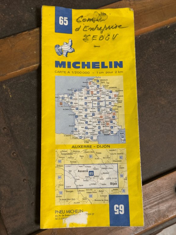 Michelin 65 vejkort